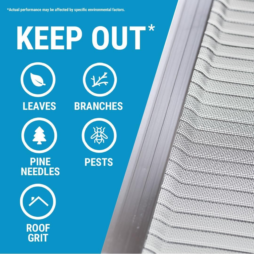 Stainless Steel Micro-Mesh Gutter Guard Kit 48 Ft. O109562