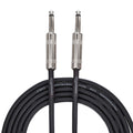 1/4 Inch Straight Instrument Cable, 10 Foot, Black Q208891