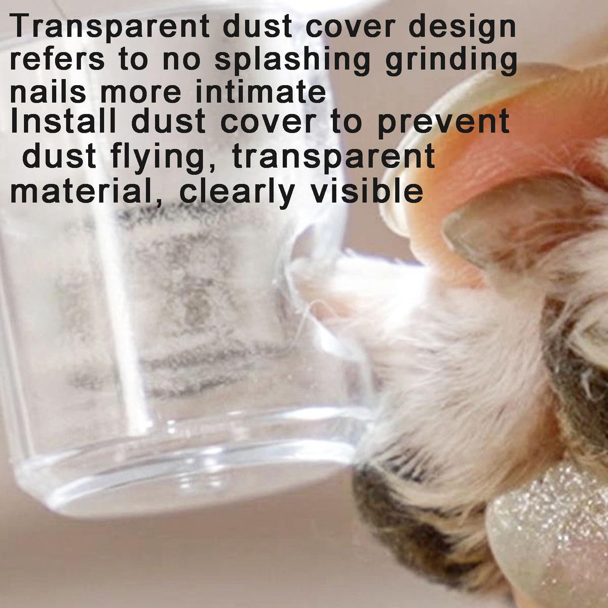 Electric Pet Nail Grinder, Low Noise, 3-Speed, Diamond Grinding Head K745