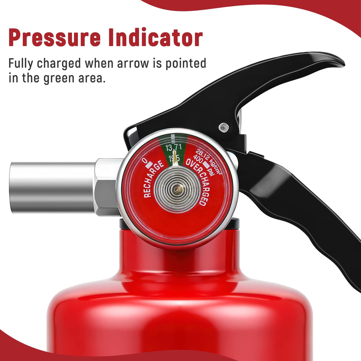 2 Pack 2.5LB ABC Dry Powder Fire Extinguisher J601