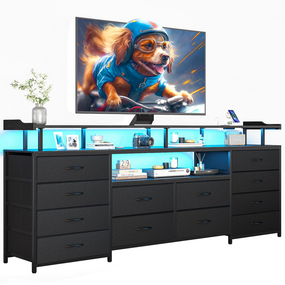 12 Drawers TV Stand Dresser K250
