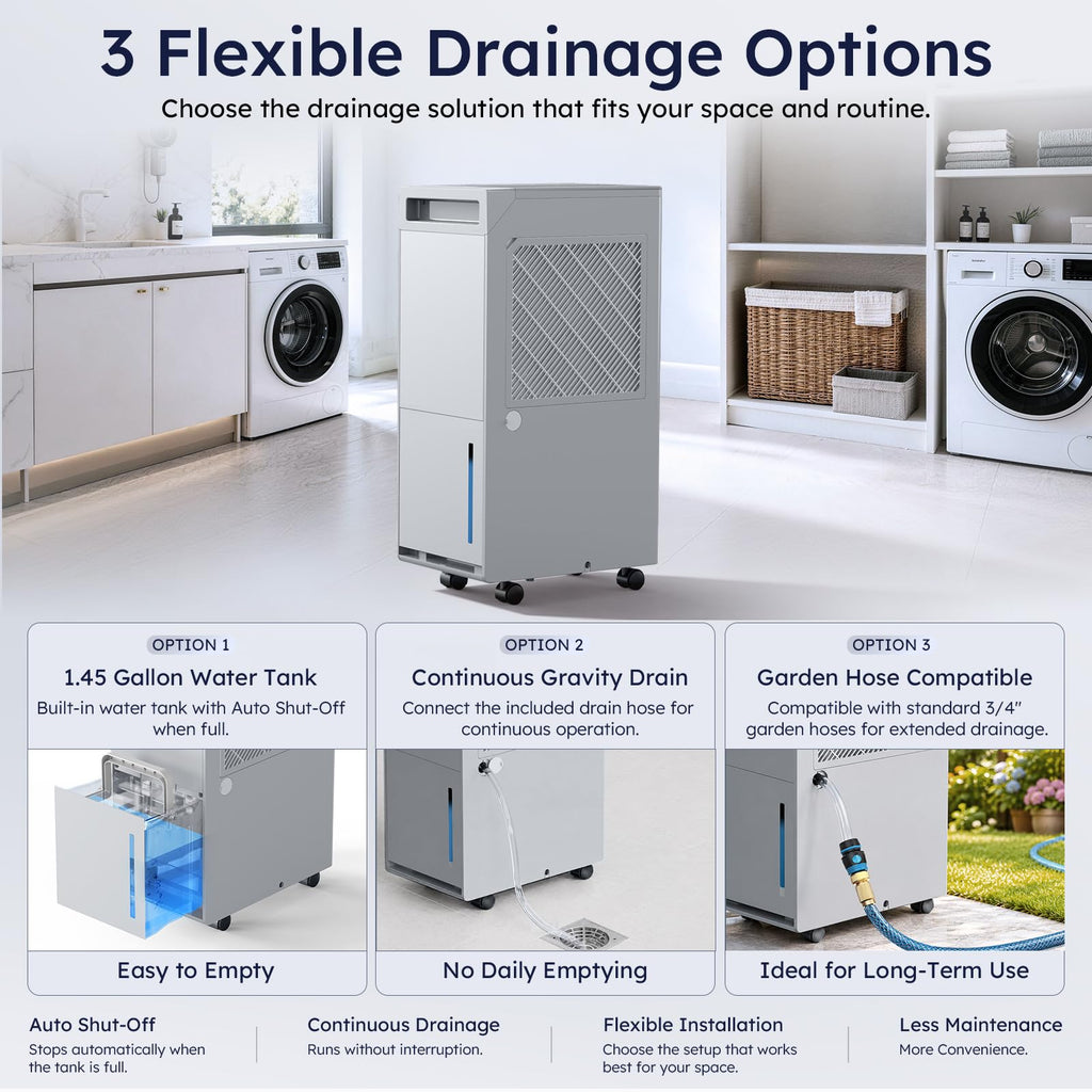 100 Pint Dehumidifier with Pump H542