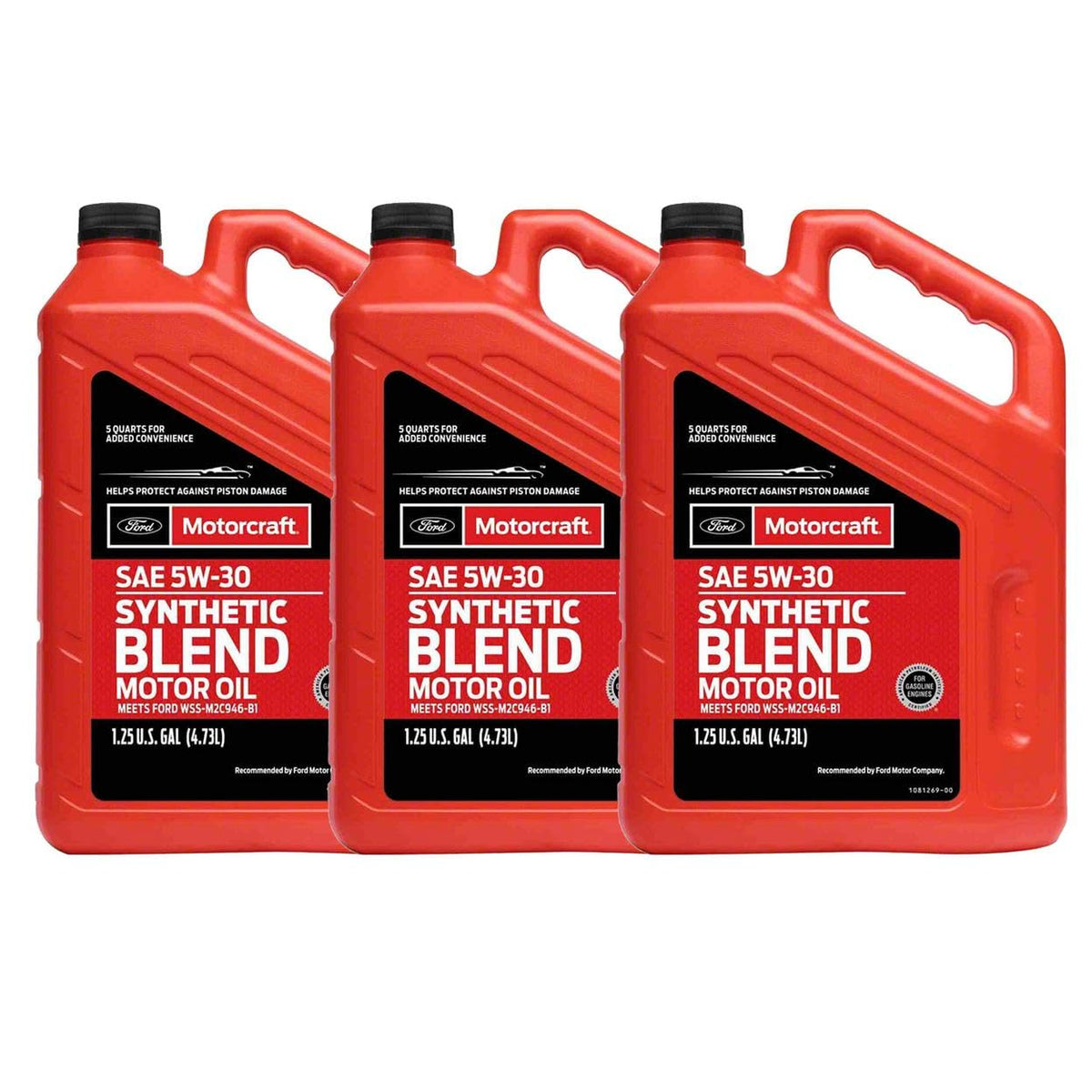 5W-30 Synthetic Blend Motor Oil 15 Quart E3112
