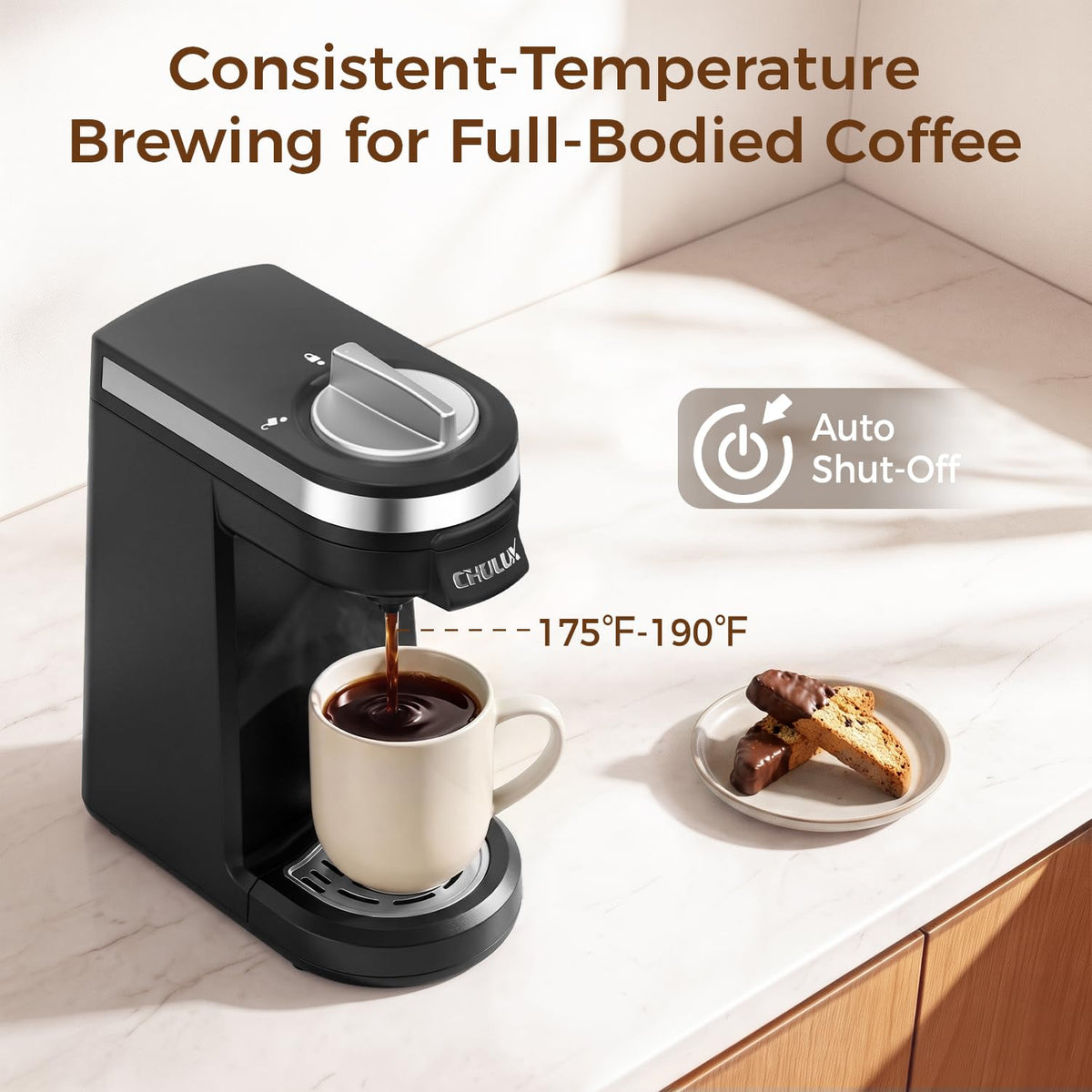 Single Serve Coffee Maker Black S217136