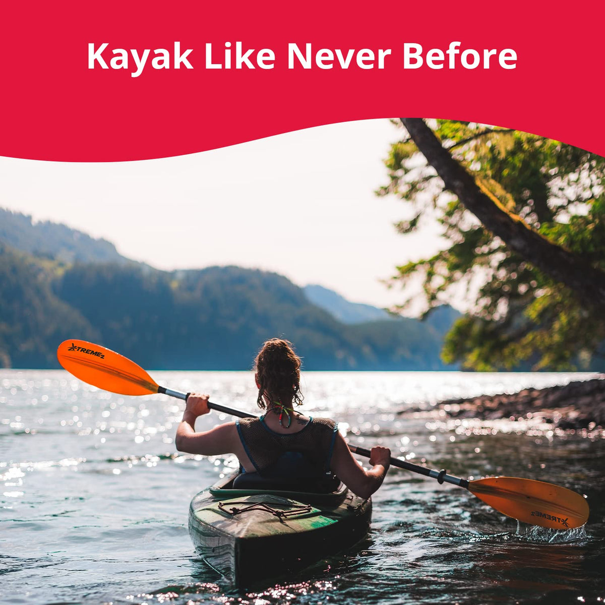 96” Fiberglass Reinforced Nylon Kayak Paddle C6444