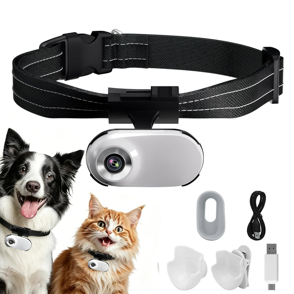 1080P Wireless Mini Pet Camera Collar X361