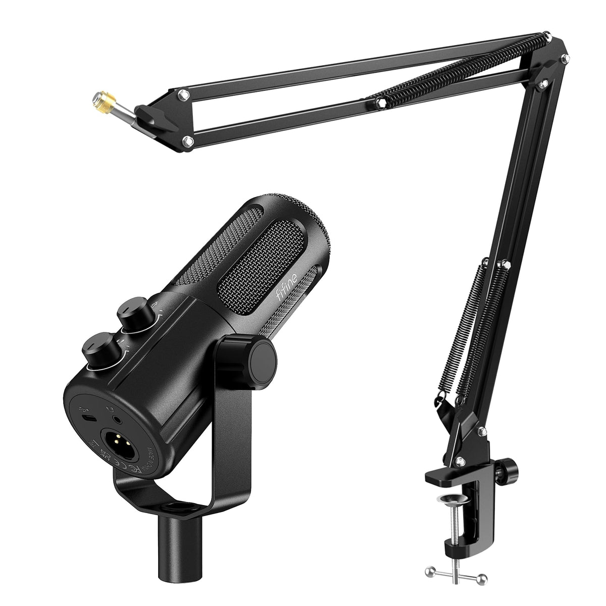 XLR/USB Dynamic Microphone Kit with Boom Arm C832913
