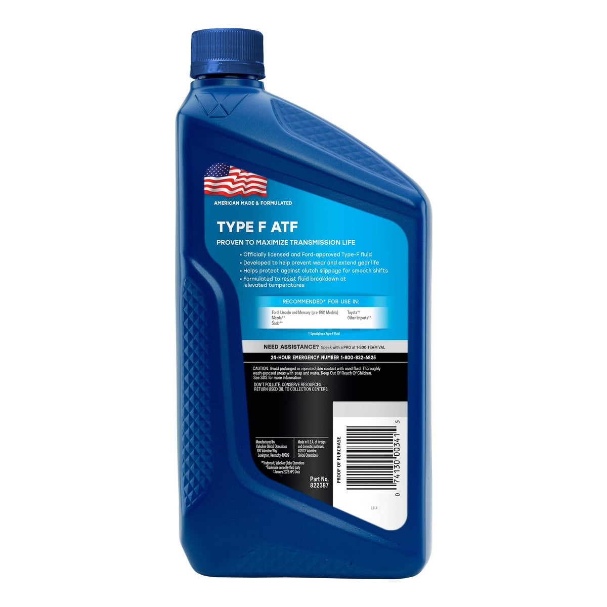 Type F Automatic Transmission Fluid 1 QT Case of 6 U559
