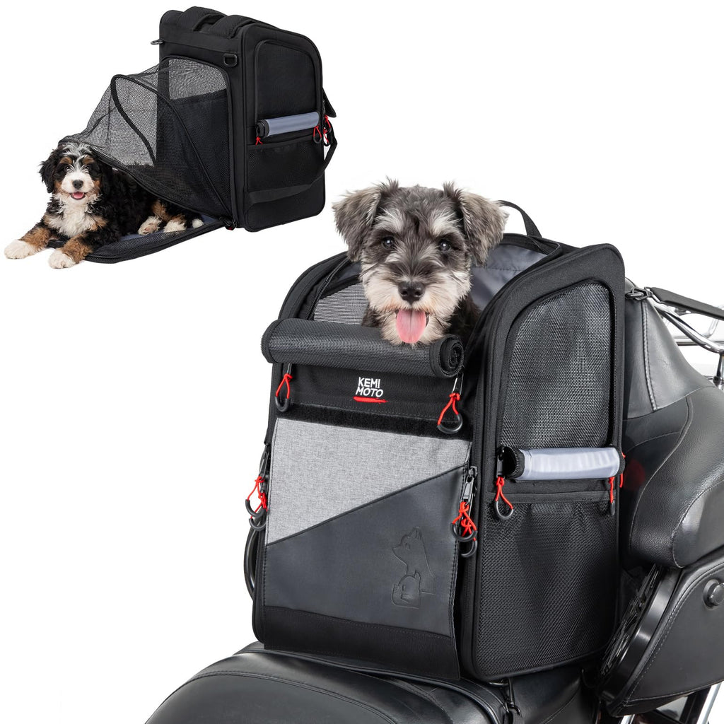 Expandable Motorcycle Dog Carrier E86164