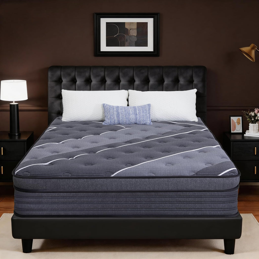 12 Inch Full Size Hybrid Mattress D4102