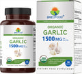 Organic Garlic 1500mg 90 Vegetarian Tablets J44024