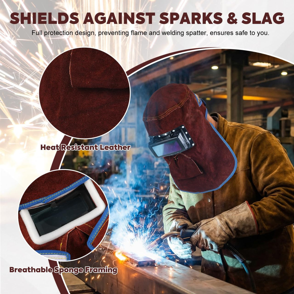 Welding Helmet Mask with Flip Open Lens E812527
