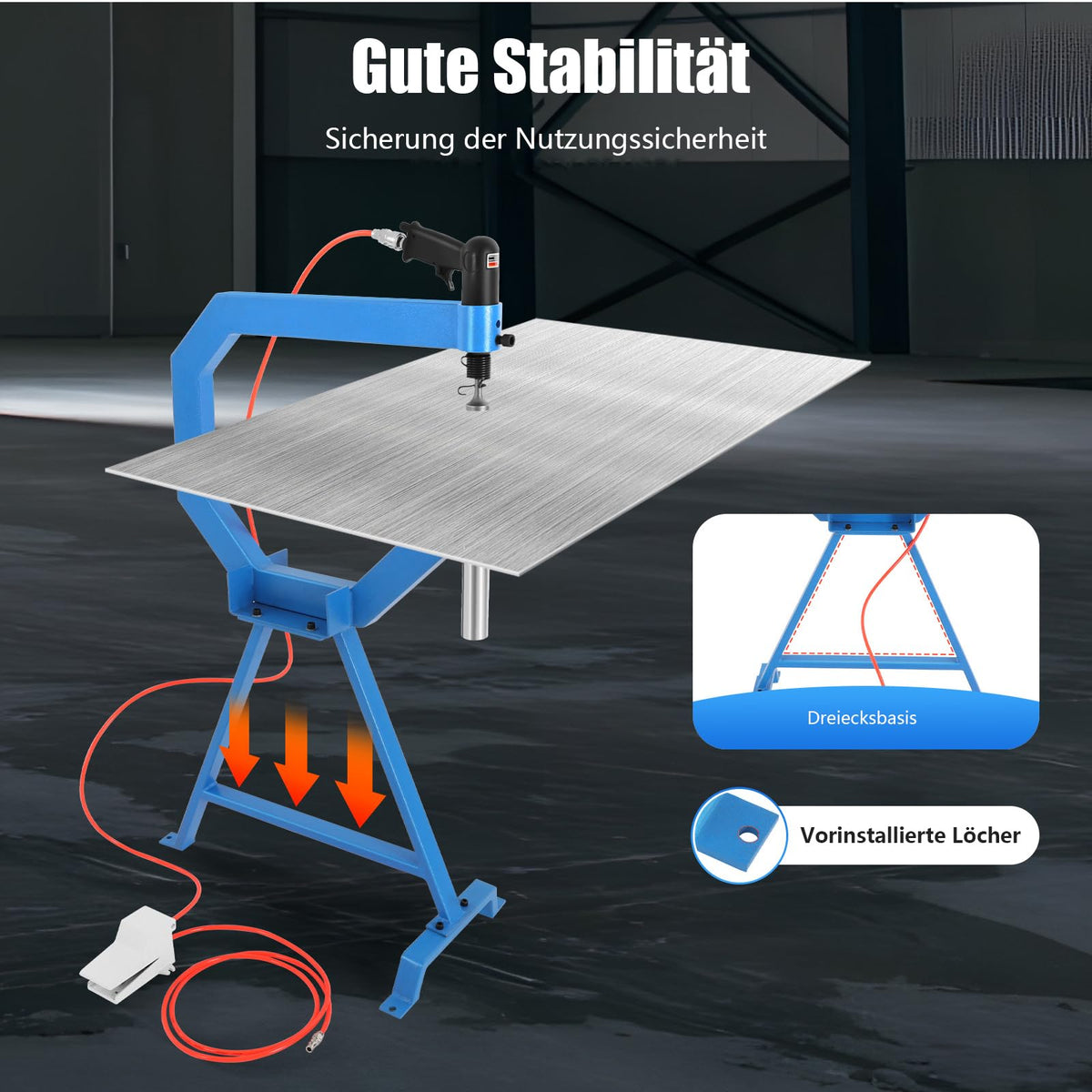 Pneumatic Planishing Hammer with Anvil Dies G3364