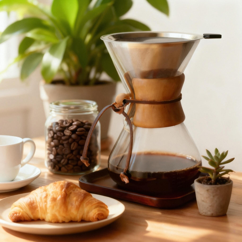 Glass 10 Cup Coffee Pour Over Set Z24357