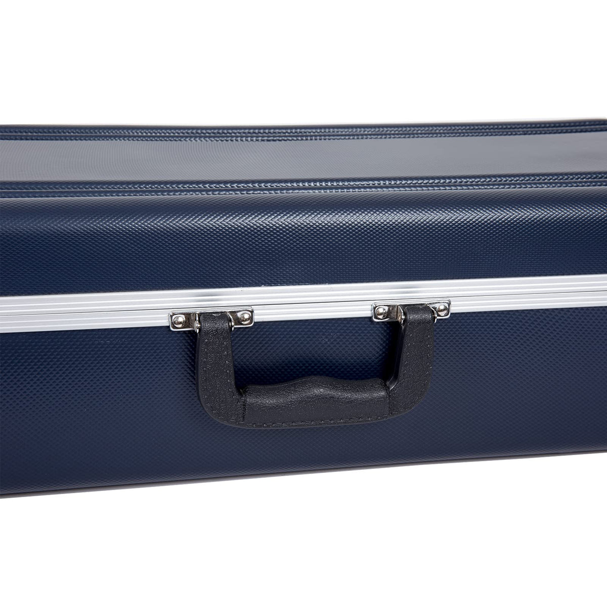 Textured Blue Velvet Interior Trumpet Case Z374