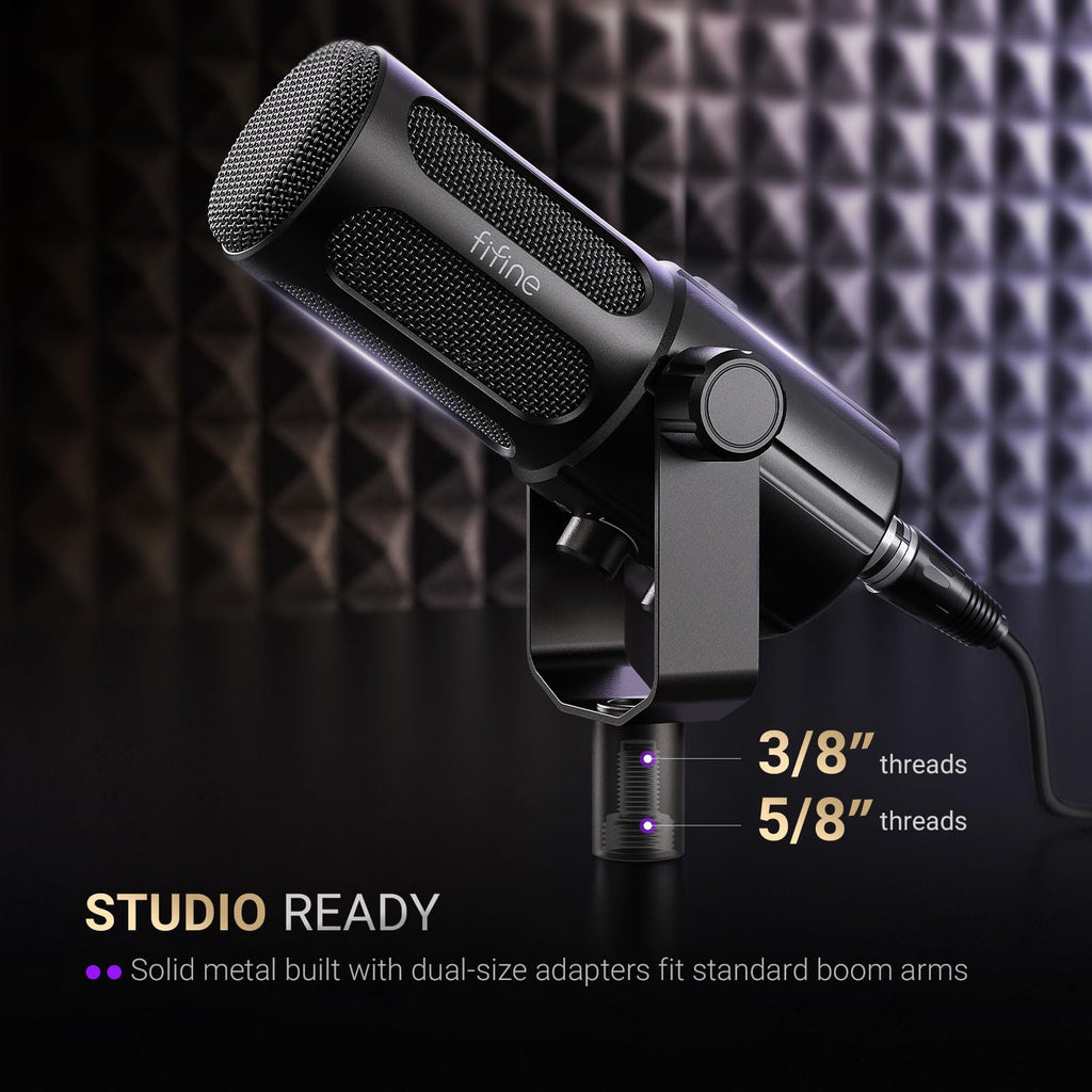 XLR/USB Dynamic Microphone Kit with Boom Arm C832913