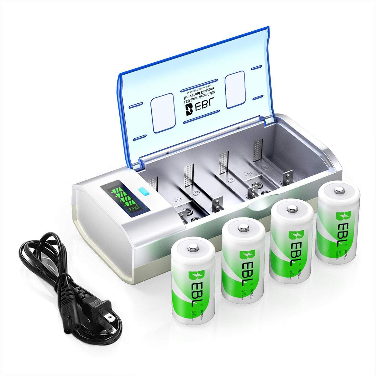 Rechargeable Batteries and Universal Battery Charger E635467