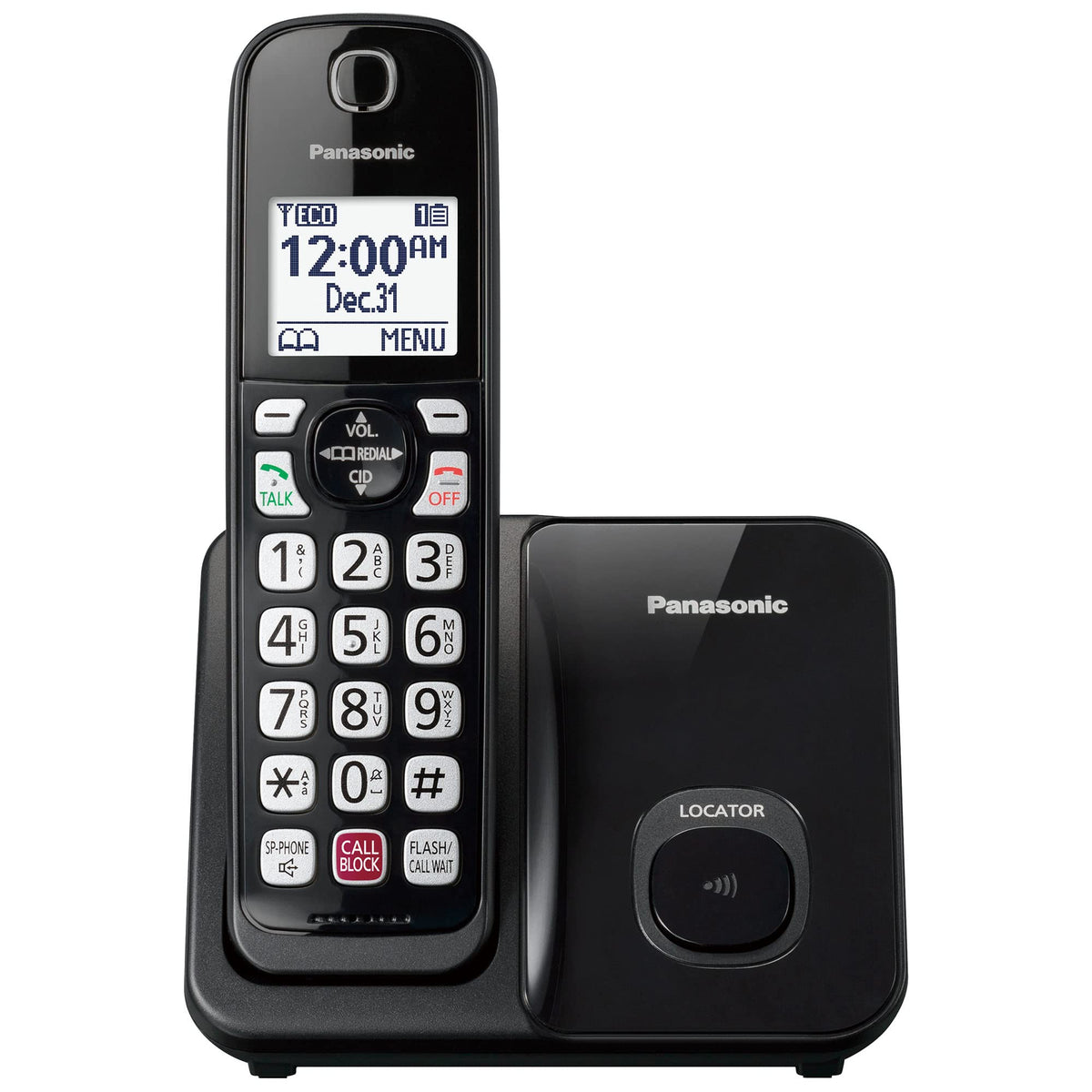 Cordless Phone with Call Block, Bilingual Caller ID, Large Display, 1 Handset X227