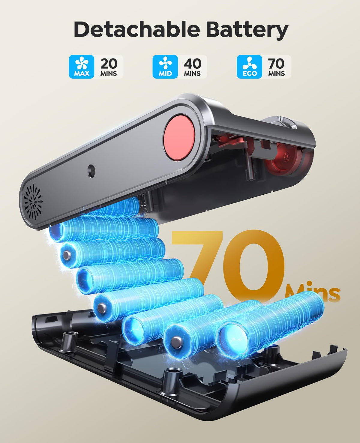 Cordless Stick Vacuum Cleaner 55KPa 650W P183935