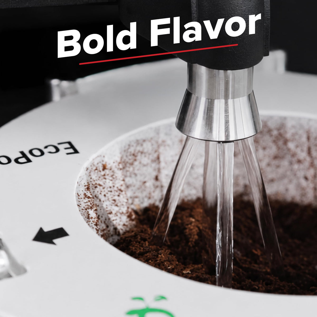 Single Serve Pour Over Coffee Maker Stainless Steel Black N4403