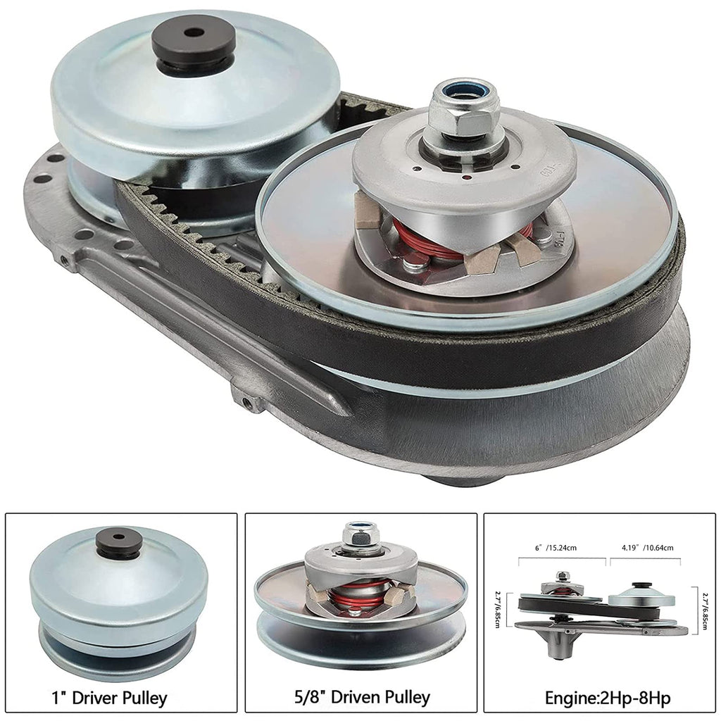 212CC 6.5 HP Go Kart Torque Converter Clutch Kit 3/4" 10T #40#41 and 12T #35 Chain J832