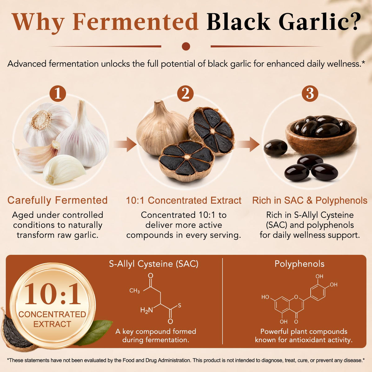 Black Garlic Softgels 6000mg 120 Softgels P52911