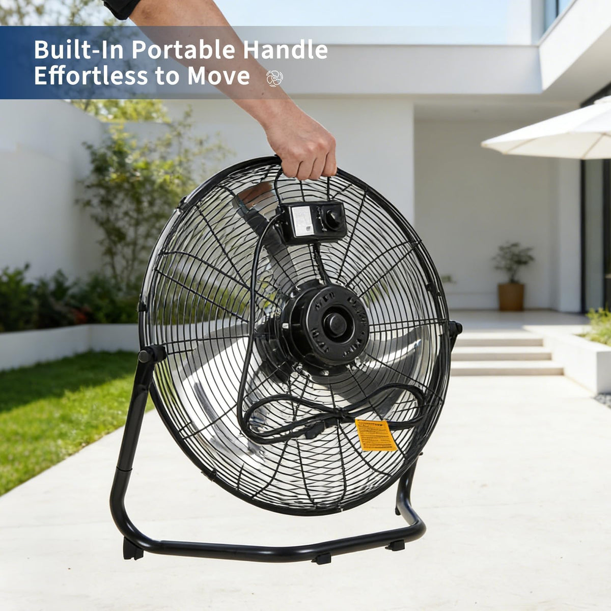 20 Inch 3 Speed High Velocity Industrial Floor Fan P957