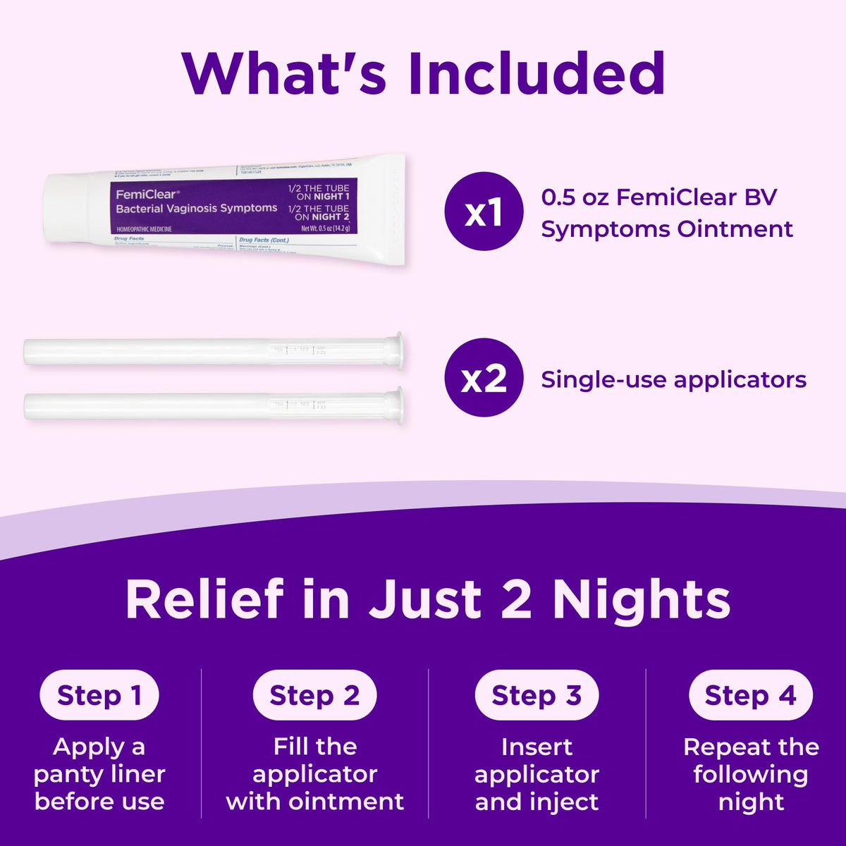 Bacterial Vaginosis Symptoms Ointment, 0.5 Oz X788825