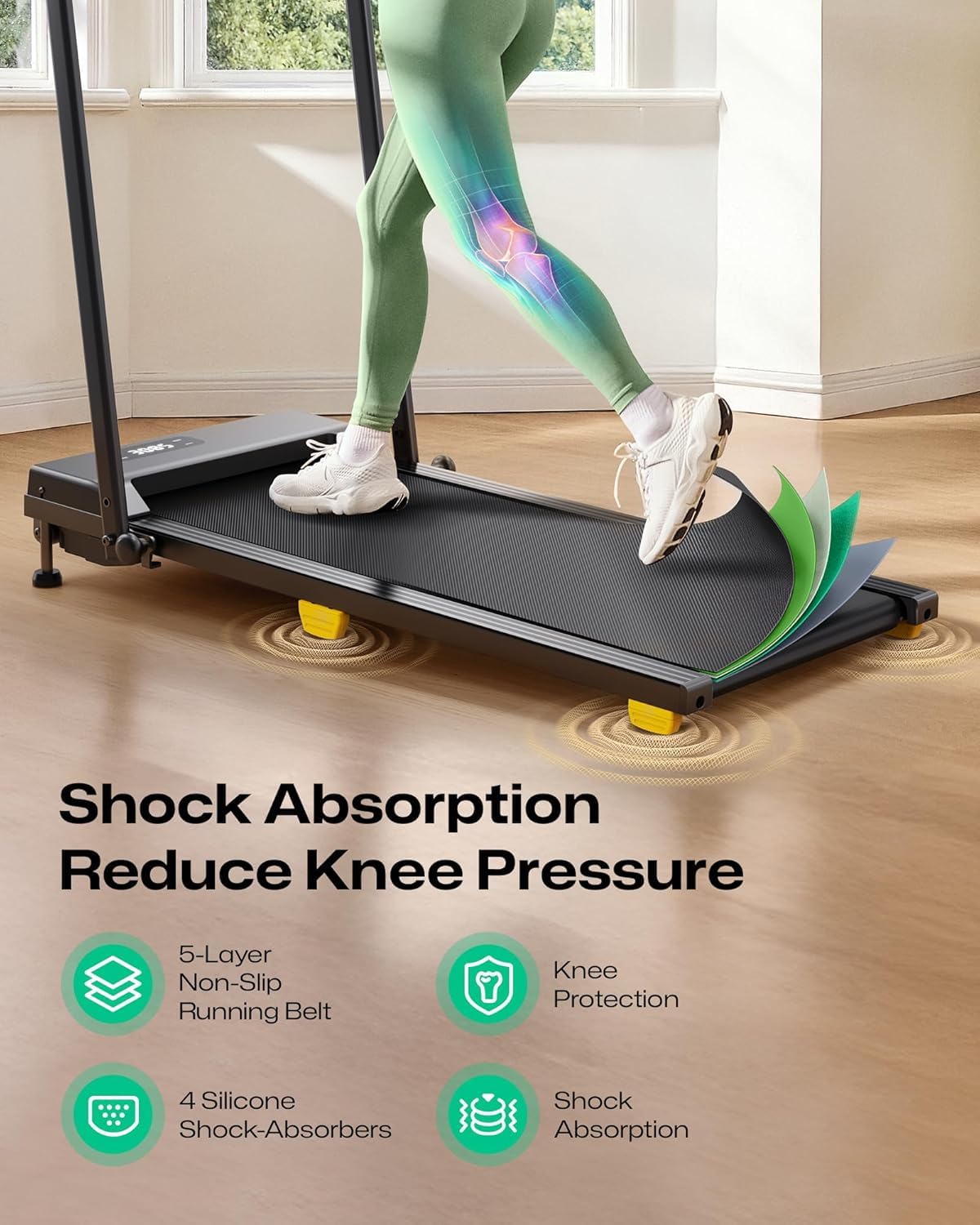 2.5HP Portable Walking Treadmill with Incline C9147