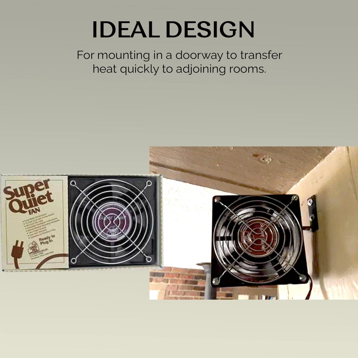 Quiet Air Cooling Corner Fan with Button Controller J8995