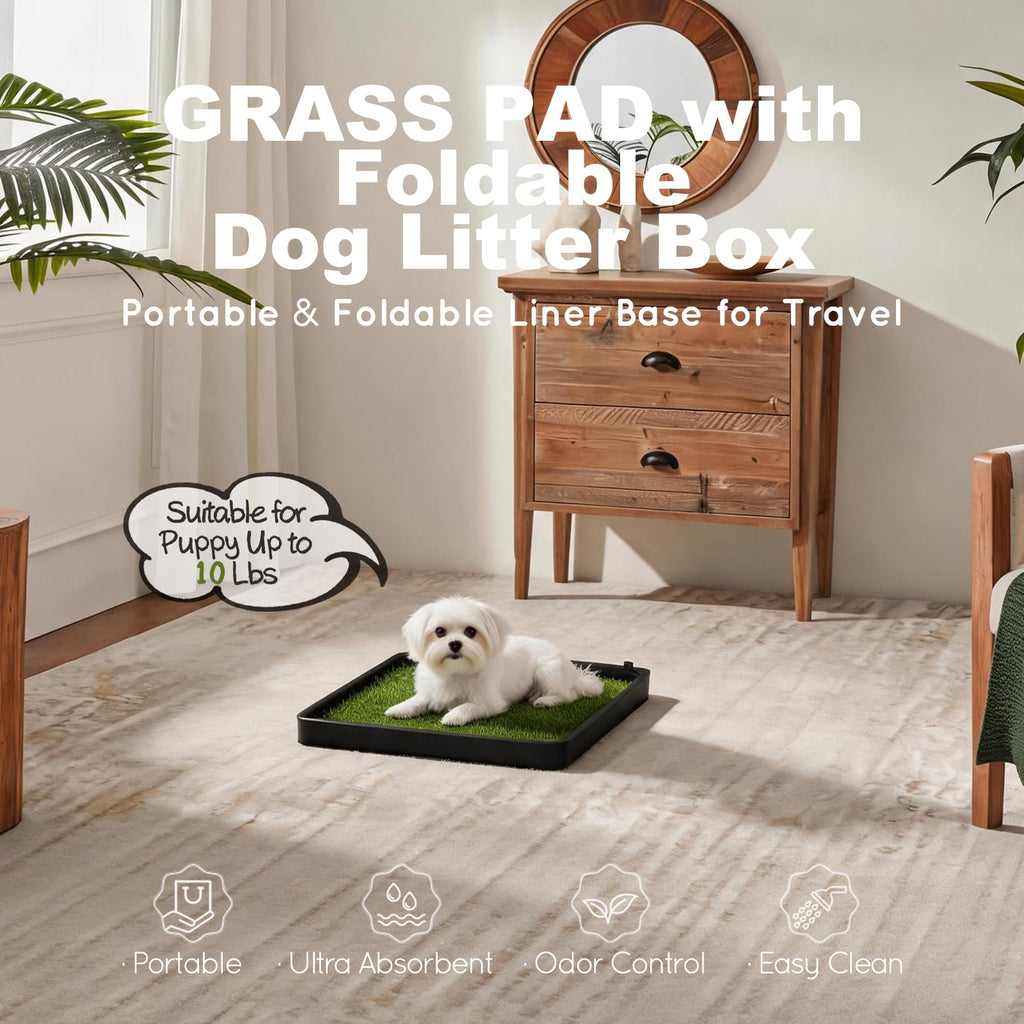 Dog Grass Pad with Dog Litter Box M9680