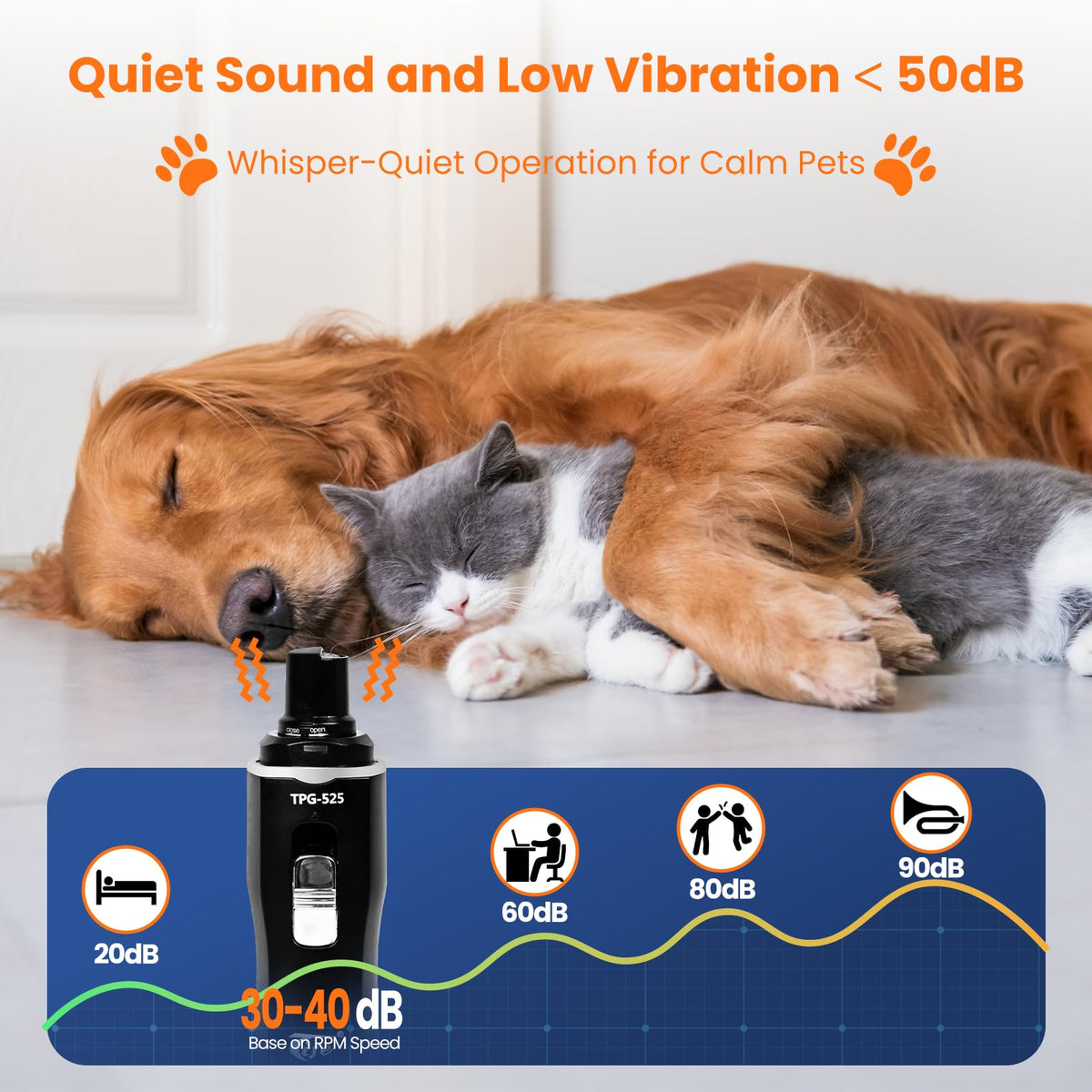 Rechargeable Electric Pet Nail Grinder J2580