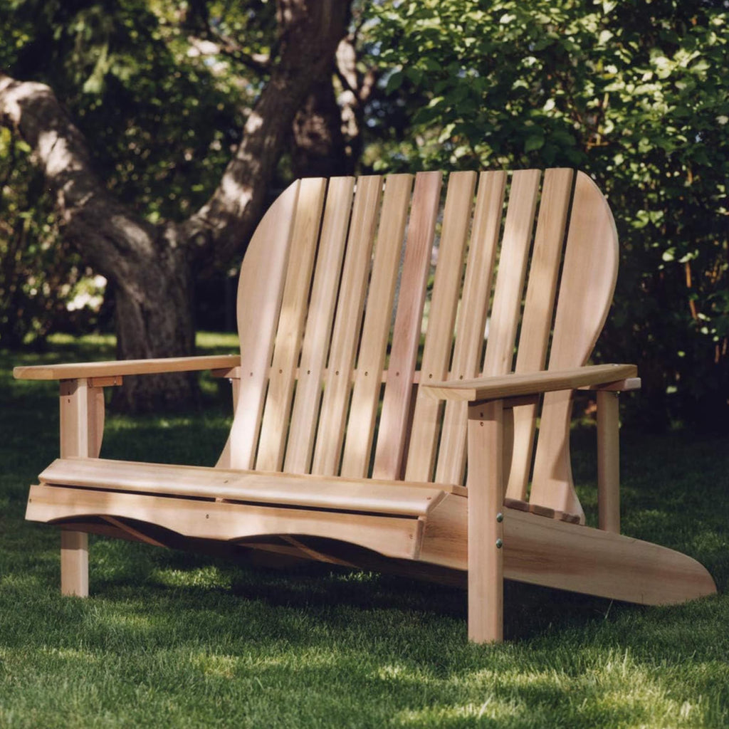 Adirondack Loveseat with Curved Armrests N28425