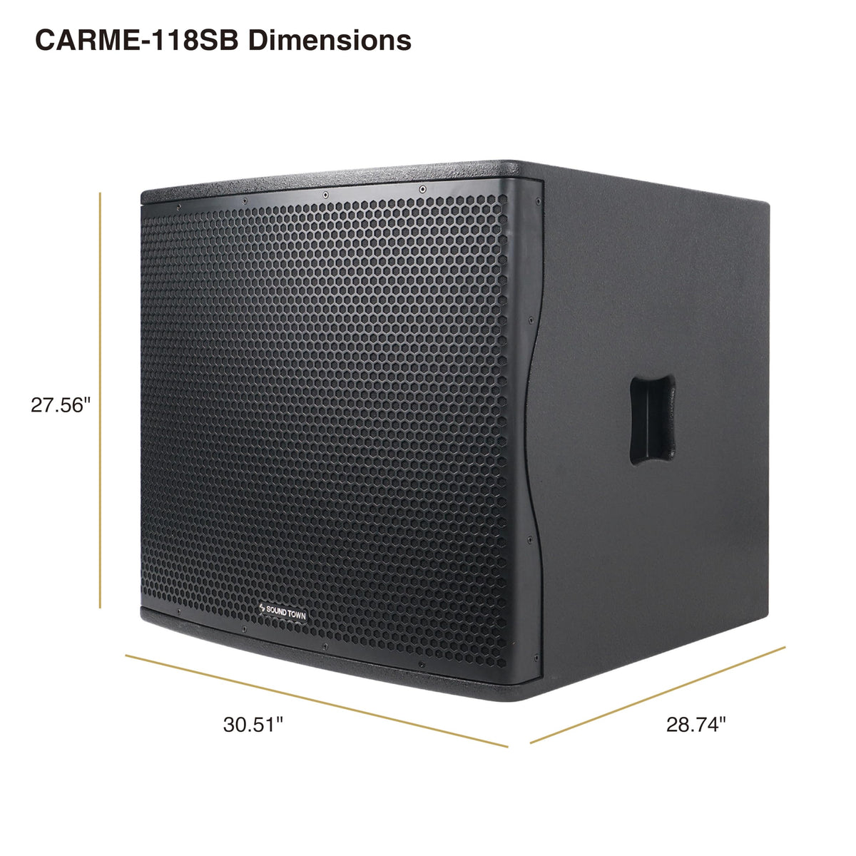 18" 1600W Passive Subwoofer X572534