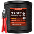 Black Stainless Steel Cable for Railing 220FT 1/8" T316 Wire Rope E20110