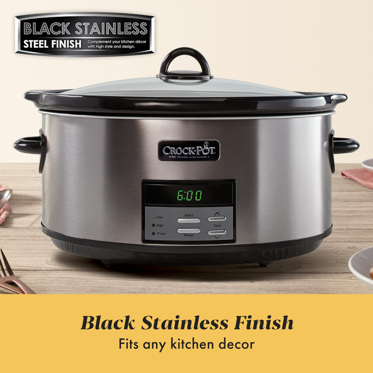 8-Quart Programmable Slow Cooker W681