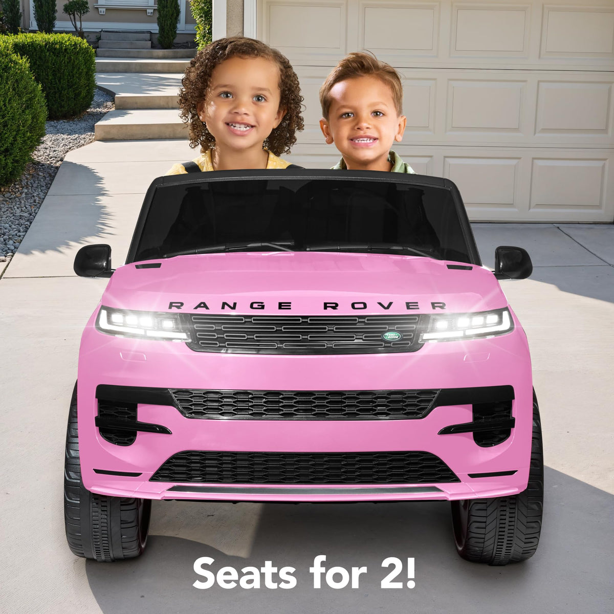 Pink 2-Seater Electric Ride On Car Truck K8326