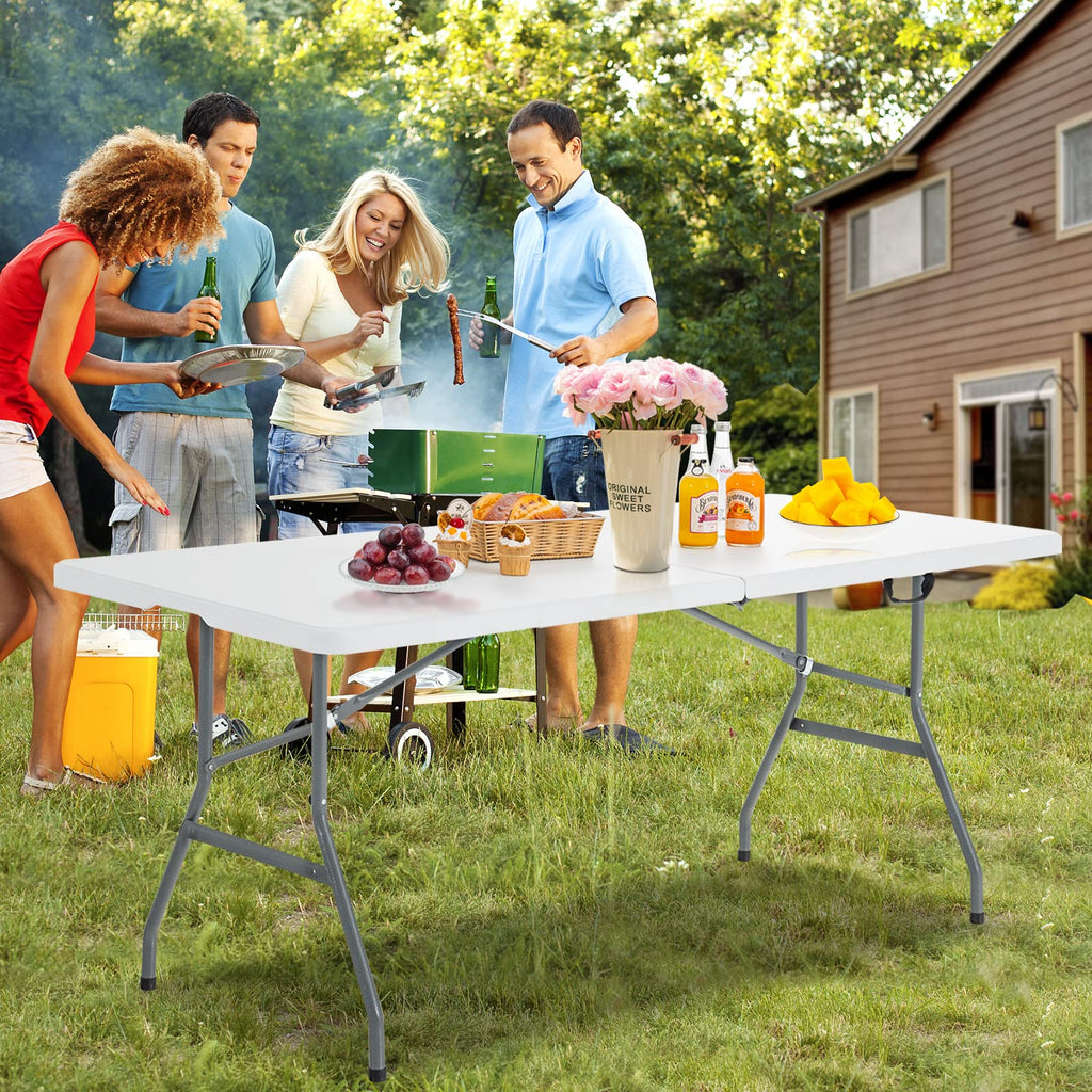 6FT Portable Folding Picnic Table with Handle S430