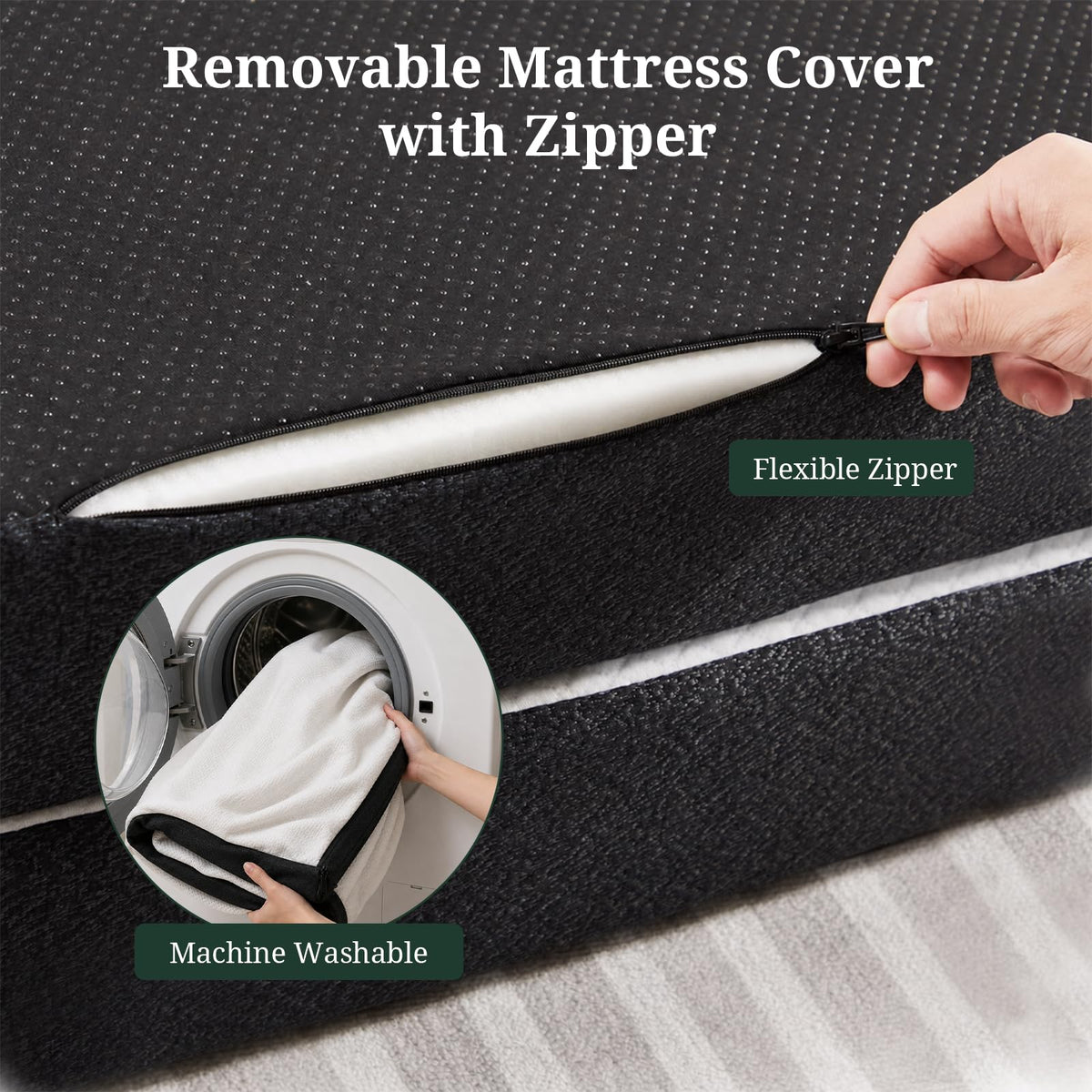 3 Inch Twin Tri-Fold Memory Foam Mattress A186479