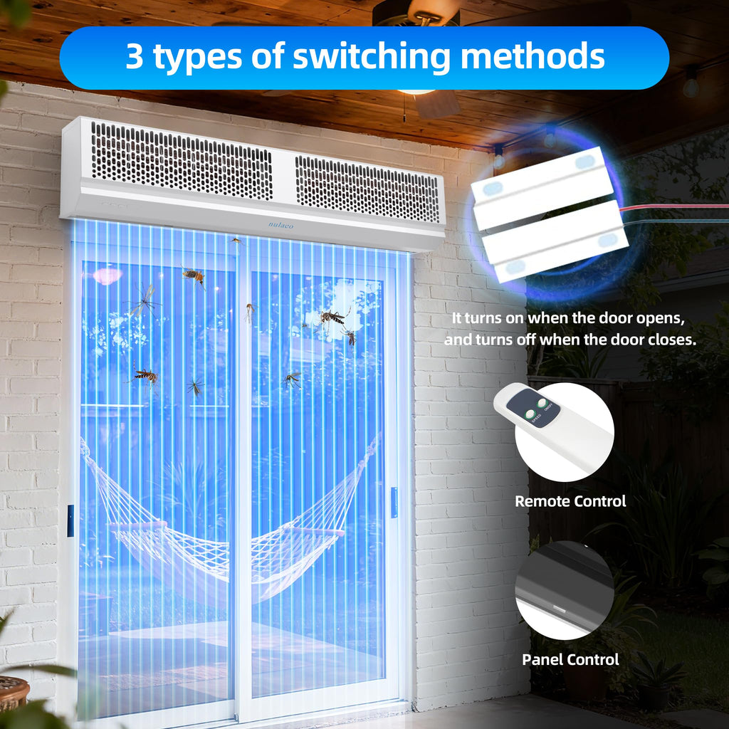 36'' Wall-Mounted 2-Speed Air Curtain V4002