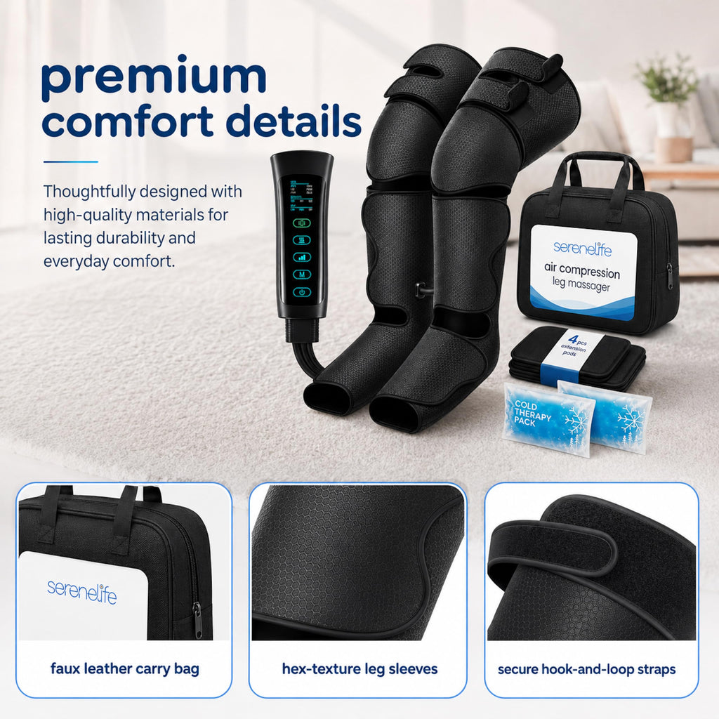 Air Compression Leg Massager with Heat and Compression U2031