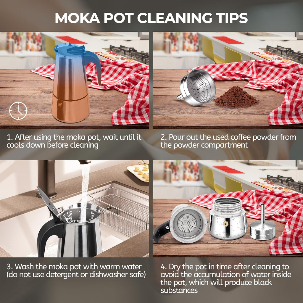 12 Cup Stainless Steel Moka Pot C84001