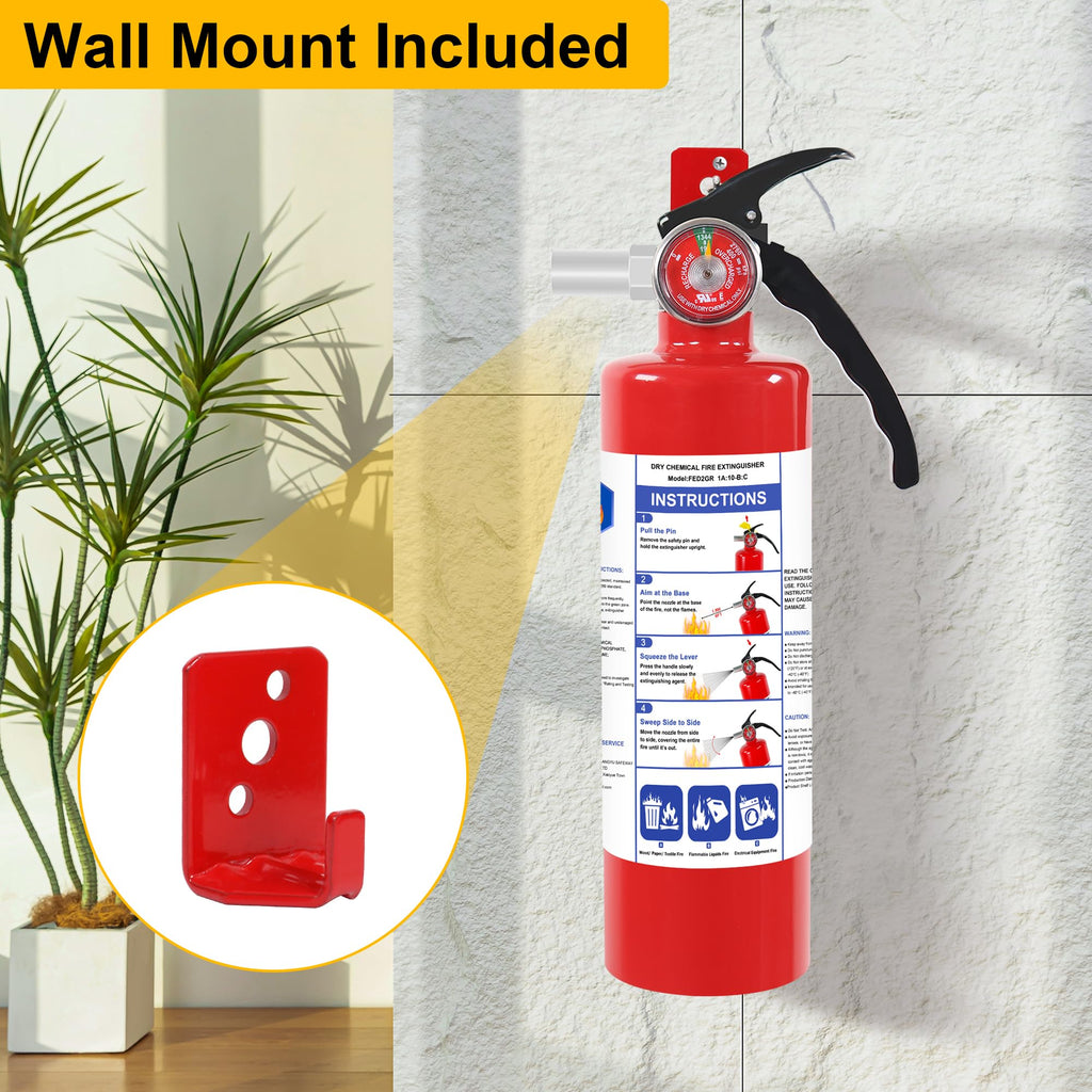 4 Pack ABC Dry Chemical Fire Extinguishers M93251