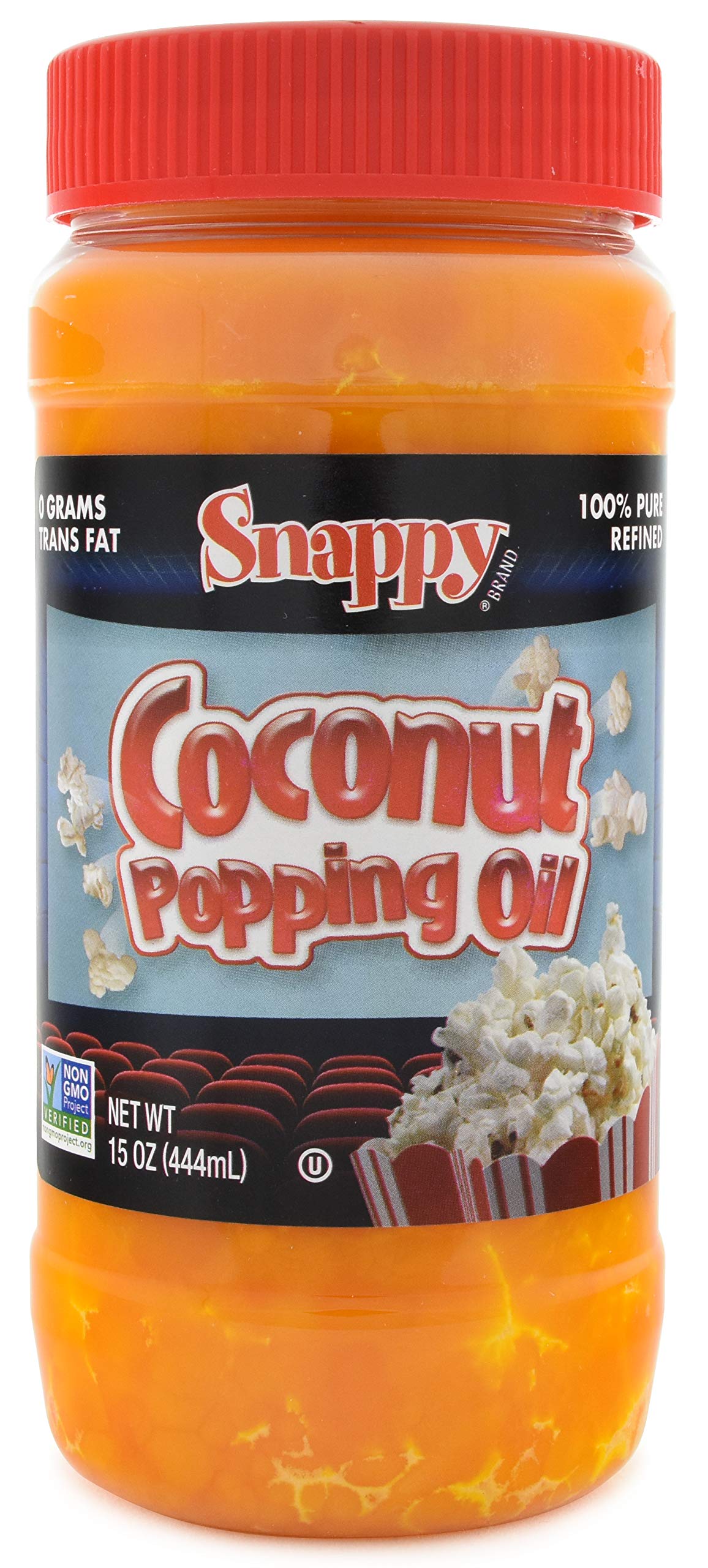 15 oz Coconut Popping Oil, 19 oz Buttery Popcorn Salt K632349