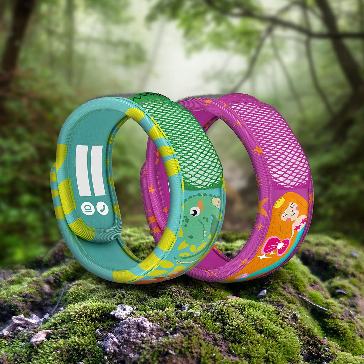 Mosquito Repellent Pack - 2 Kids Wristbands & 2 Refills N6912