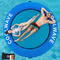 Inflatable Water Hammock Floating Dock with Cup Holders V7595
