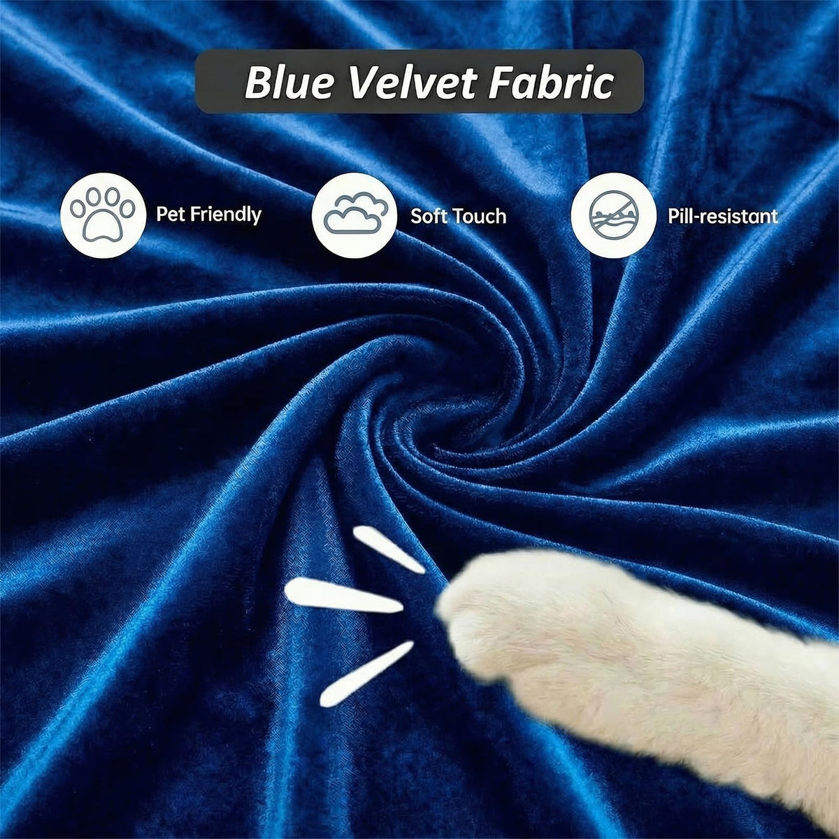 Velvet Button Tufted Chesterfield Sofa Set M61006