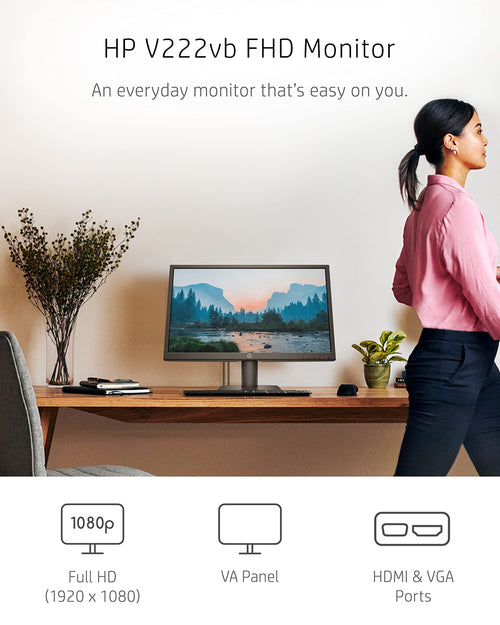 21.5-inch FHD 75Hz VA Monitor with HDMI & VGA Ports H1471