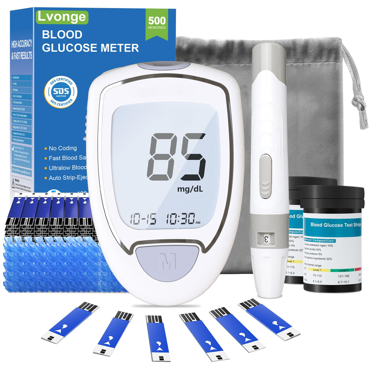 Blood Sugar Monitor Kit J30066