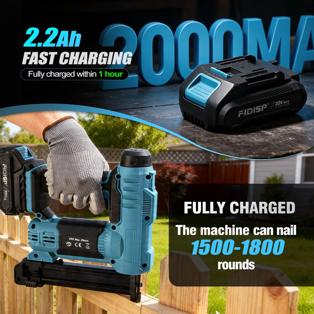 18 Gauge Cordless Nail Gun X658